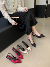 LBSFY  -  Pointed Toe Women Sandals 2024 New Arrivals Fashion Party Dress Shoes Black Red Beige Thin High Heels Belt Buckle Pumps 35-39